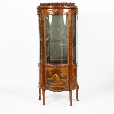 Lot 191 - A Vernis Martin style display cabinet