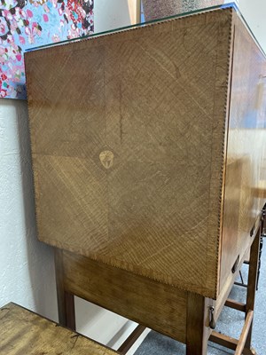 Lot 124 - Ernest Gimson (1864-1919) A writing cabinet on stand