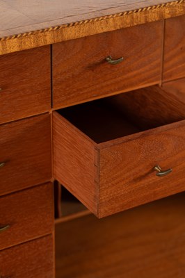Lot 124 - Ernest Gimson (1864-1919) A writing cabinet on stand