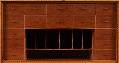 Lot 124 - Ernest Gimson (1864-1919) A writing cabinet on stand
