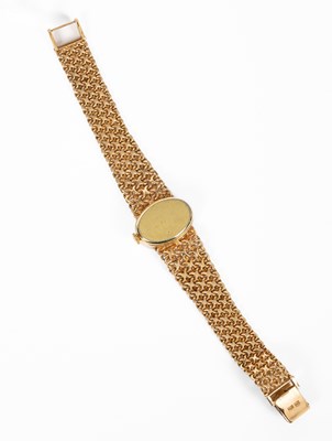 Lot 22 - A lady's Girard-Perregaux yellow metal wristwatch