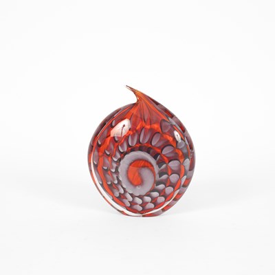Lot 469 - Peter Layton (born 1937) a dropper glass vase