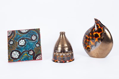 Lot 351 - Three pieces of Anita Harris pottery