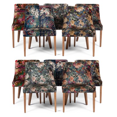 Lot 8 - A set of ten Orr dining chairs by Robert Langford