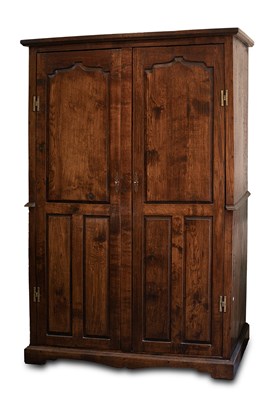Lot 49 - An oak cupboard
