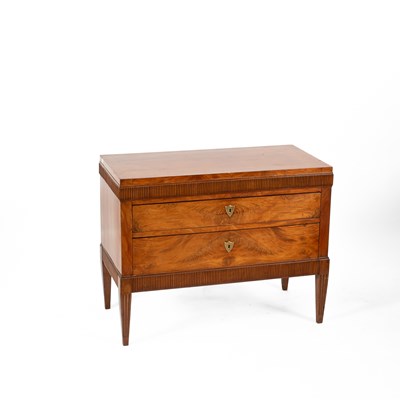 Lot 64 - A 19th Century Continental mahogany commode