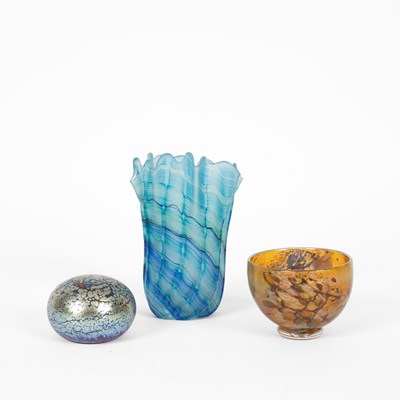 Lot 472 - Peter Layton (born 1937) a studio glass vase