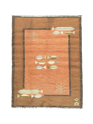 Lot 542 - Anna Johanna Ångström (born 1938) A flatwoven kilim rug