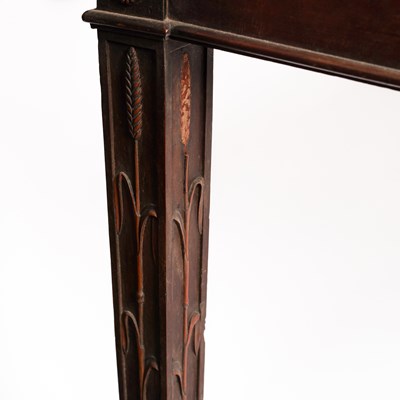 Lot 371 - A George III mahogany serving table of serpentine outline