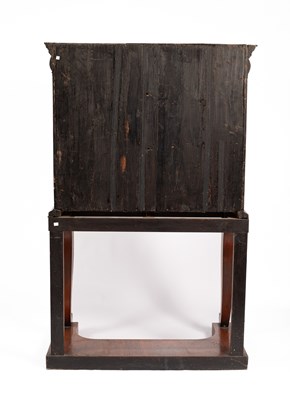 Lot 45 - A 17th Century walnut seaweed marquetry cabinet