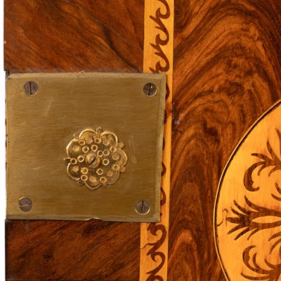 Lot 45 - A 17th Century walnut seaweed marquetry cabinet