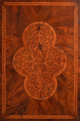 Lot 45 - A 17th Century walnut seaweed marquetry cabinet