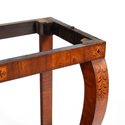 Lot 45 - A 17th Century walnut seaweed marquetry cabinet