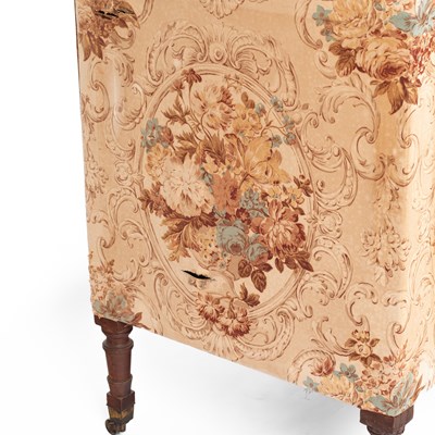 Lot 186 - A pair of late Regency upholstered sofas