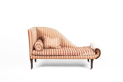 Lot 186 - A pair of late Regency upholstered sofas