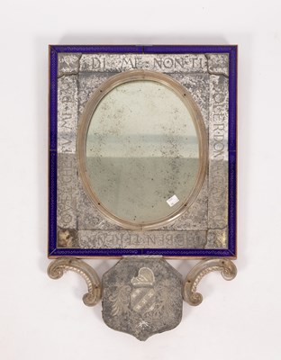 Lot 689 - A Venetian glass mirror