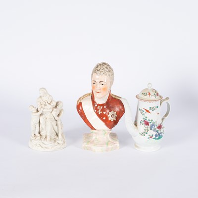 Lot 738 - A late 18th Century white pearlware figure