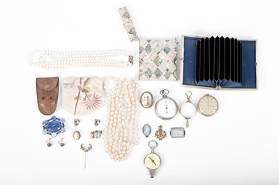Lot 223 - A collection of costume jewellery and watches