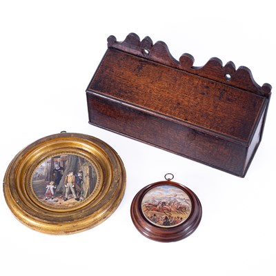 Lot 1239 - A Victorian Pratt ware plaque