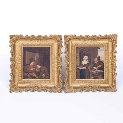 Lot 1111 - After Teniers, Continental School, 19th Century
