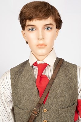 Lot 24 - A W. H. Smith display mannequin of a newspaper seller