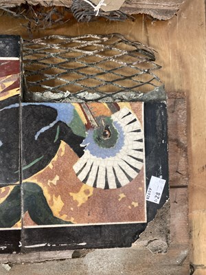 Lot 43 - Various complete, partially complete and fragmentary tiled display signs