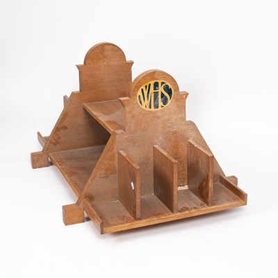 Lot 35 - A W. H. Smith branded table top newspaper or magazine display stand