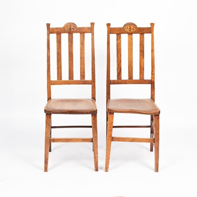 Lot 41 - A pair of Heal & Son chairs