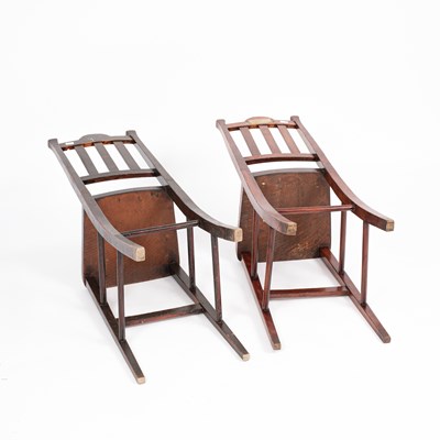 Lot 38 - Two Heal & Son tall chairs or stools
