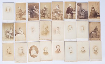 Lot 735 - Twenty-four Victorian portrait photographs