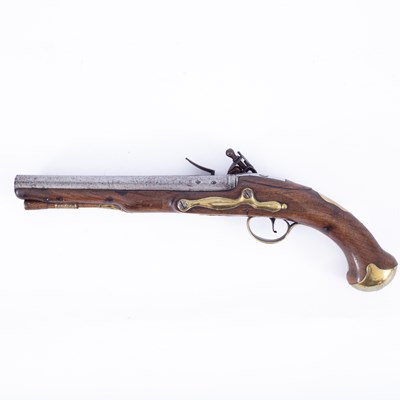 Lot 1276 - A flintlock livery pistol by Ketland & Co