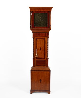Lot 1016 - A 19th Century oak cased longcase clock