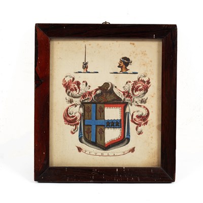 Lot 1051 - A George III Armorial watercolour