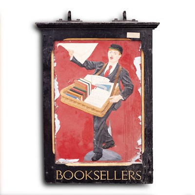 Lot 69 - A W. H. Smith Newsboy hanging sign