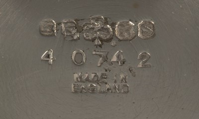 Lot 20 - A white metal trophy cup