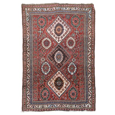 Lot 982 - An unusual Kashgai rug