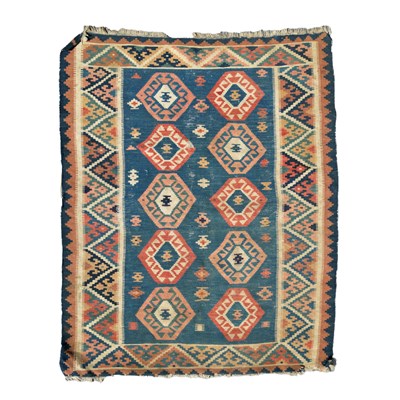 Lot 964 - A Kazak design kilim rug