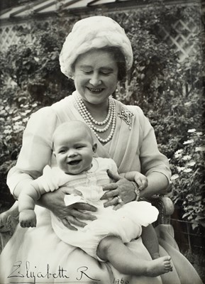 Lot 1283 - A photograph of Queen Elizabeth The Queen Mother