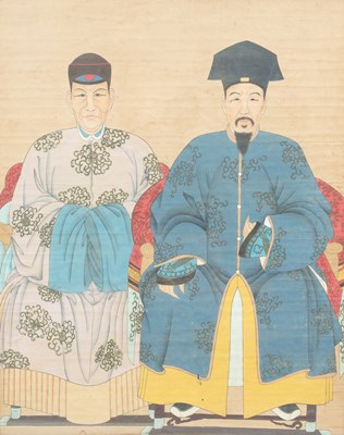 Lot 856 - A Chinese Ancestor portrait