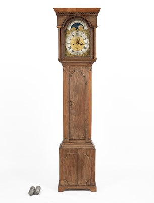 Lot 1013 - An eight-day mahogany longcase clock