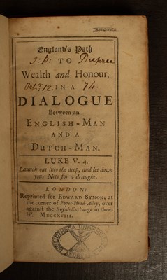 Lot 547 - Puckle (James) England's Path to Wealth and Honour