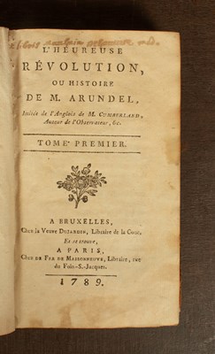 Lot 554 - [Cumberland (Richard)] L'Heureuse Revolution