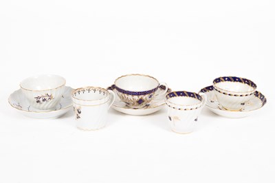 Lot 869 - A Barr Worcester wrythen-fluted trio