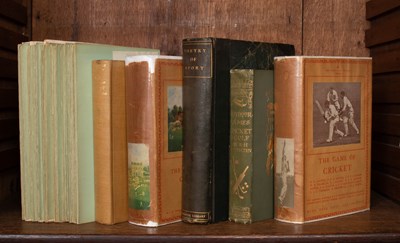 Lot 701 - [Badminton, Haddon Hall and Lonsdale Library on Cricket]