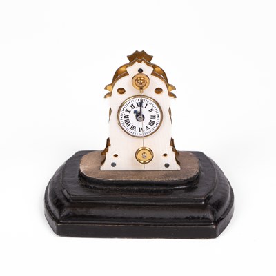 Lot 655 - A miniature Austrian Zappler timepiece