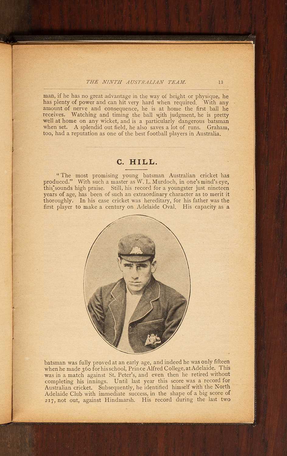Lot 2 - The Ninth Australian Tour 1896