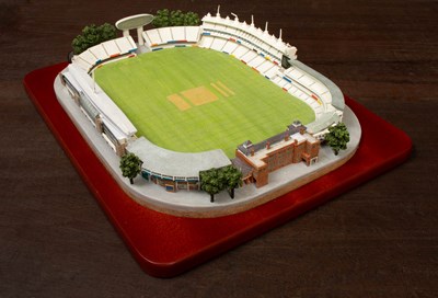Lot 497 - A Danbury Mint limited edition model replica of Lord’s cricket ground