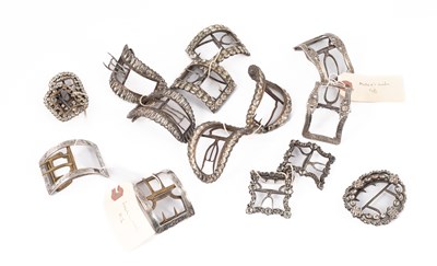 Lot 103 - A collection of 18th and 19th Century shoe buckles