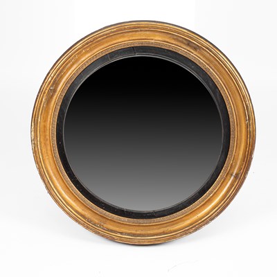 Lot 260 - A Regency convex wall mirror