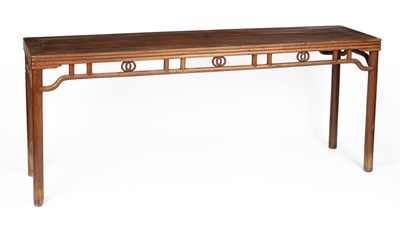 Lot 262 - A Chinese elm altar table